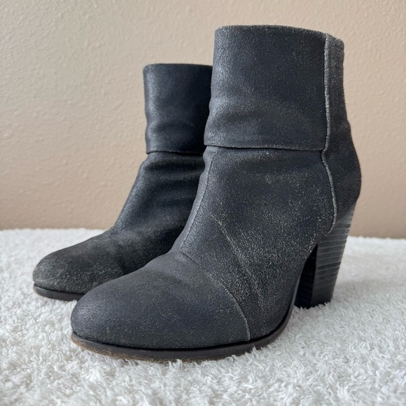 Rag & Bone Newbury bootie boots Gray Suede - Picture 6 of 14